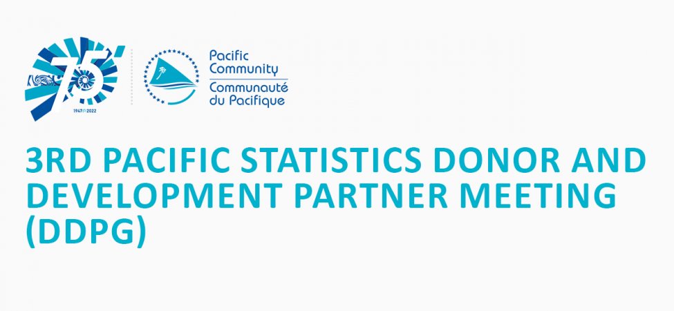 3rd Pacific Statistics Donor and Development Partner Meeting (DDPG)