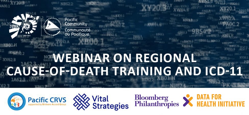 Webinar on regional cause-of-death training and ICD-11