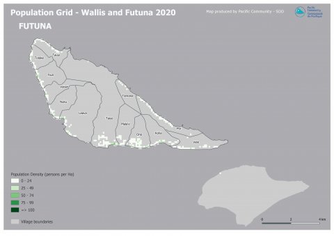 Wallis and Funuta Population PopGis 2020