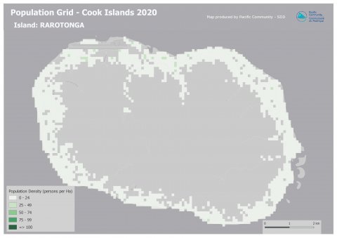 Cook Islands Population Grid