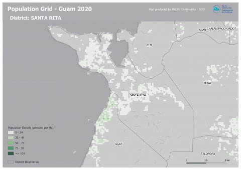 Guam Population Grid