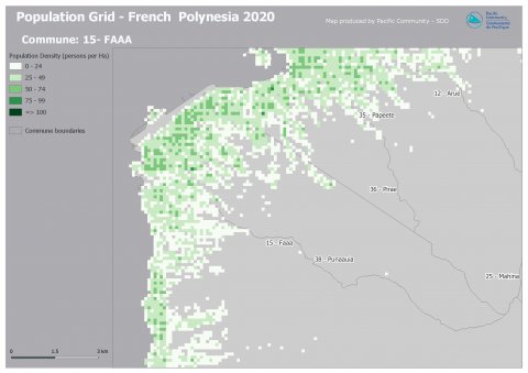 Population Grid French Polynesia