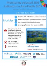 SDGs SIDS e-course flyer
